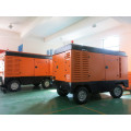 750cfm diesel power screw air portable compressor